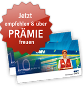 Empfehlen Sie uns weiter -
es lohnt sich!