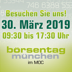 Börsentag München am 30. März 2019